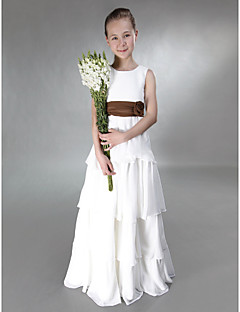 Junior bridesmaid dresses long chiffon