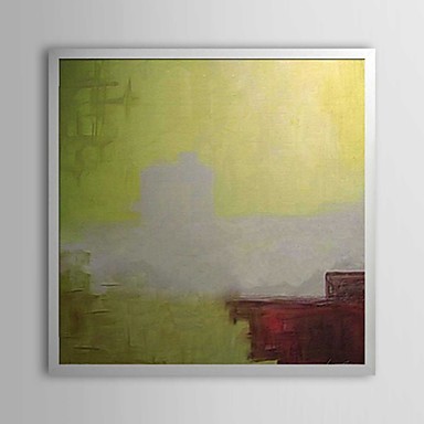 Abstract Wall Painting Framed Oil Painting