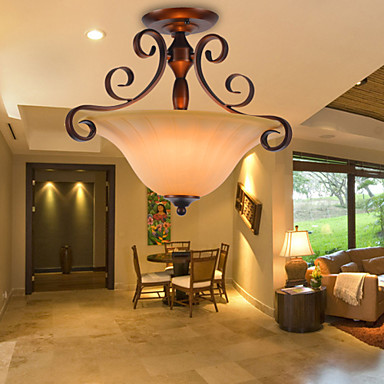 5 Lámparas Colgantes , Rústico/Campestre / Cosecha Pintura